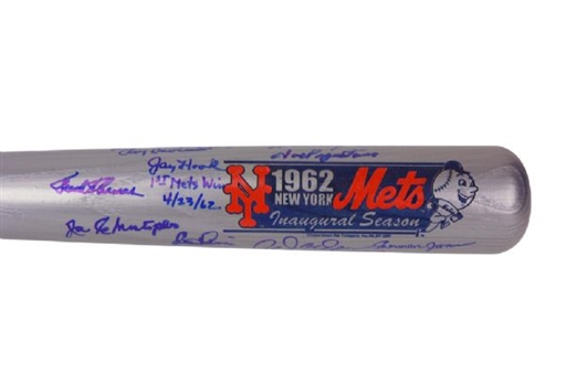 1962 NY Mets Inaugural Season Signed Bat (20 signatures)